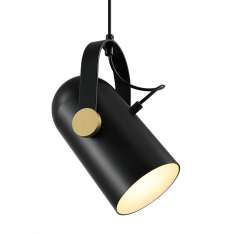 Lampa wisząca Rio czarna - LED metal