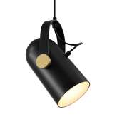 Lampa wisząca Rio czarna - LED metal