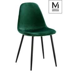 Krzesło Modesto Lucy zielone - welur | metal