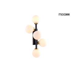 Kinkiet Moosee Cosmo Wall - czarny | złoty