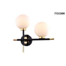 Kinkiet Moosee Cosmo Wall R - czarny | złoty