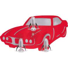 Lampa sufitowa Auto III czerwony 4056