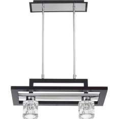 Lampa wisząca Costa II czarna - chrom 4123