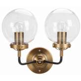 Kinkiet Creative Gold Double - podwójny art deco