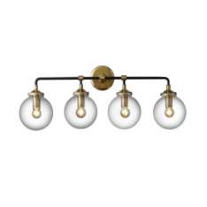 Kinkiet Creative Gold Quadruple - art deco