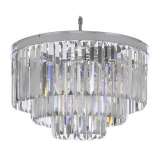 Żyrandol Hereford chrome - kryształowy 50 cm