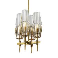 Żyrandol Glass & Brass - New Gothic 4 - 30 cm x 30 cm