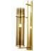 Kinkiet Eterion Brass & Cognac Wall -
