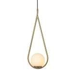 Lampa wisząca Droplet 1 Brass - nowoczesna
