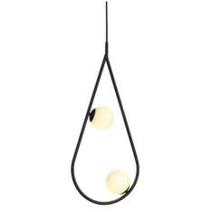 Lampa wisząca Droplet 2 Black - nowoczesna