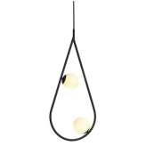 Lampa wisząca Droplet 2 Black - nowoczesna