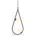Lampa wisząca Droplet 2 Black - nowoczesna