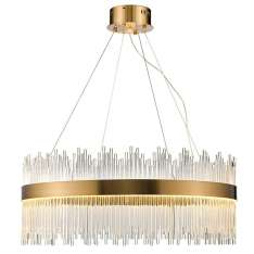 Żyrandol Delhi Crystal Rods 80 cm LED kryształowy