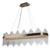 Żyrandol Delhi Crystal Rods Long - 110 cm LED kryształowy