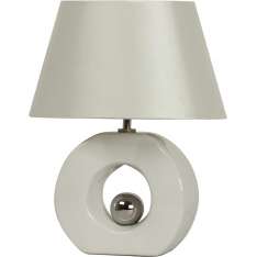 Lampa stołowa Miguel biała 5086