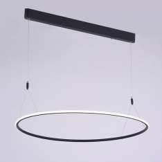 Lampa Designerska LED Milano czarna 40W z ciepłą barwą 3000 K