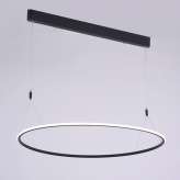 Lampa Designerska LED Milano czarna 40W z ciepłą barwą 3000 K