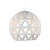 Lampa Klimatyczna Ażurowa Blanca White 30 cm