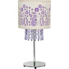 Lampa stołowa Pescara i fioletowa 5484