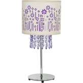 Lampa stołowa Pescara i fioletowa 5484