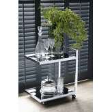 Barek Trump 40 x 52 x 62 cm Ss szkło czarne