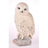 Figurka biała Sowa 15 x 12 x 27 cm