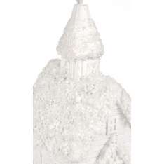 Zawieszka biały Domek LED