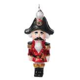 Bombka Ręcznie dekorowana szklana Dziadek do orzechów 15 cm