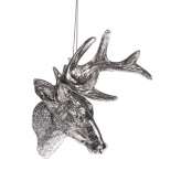 Zawieszka srebrna Renifer 10 cm