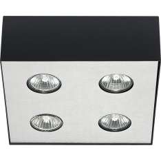 Plafon Carson czarny IV 5572