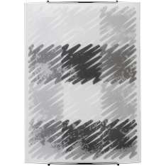 Plafon Zigzak 3 kinkiet | szary 5638