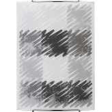 Plafon Zigzak 3 kinkiet | szary 5638