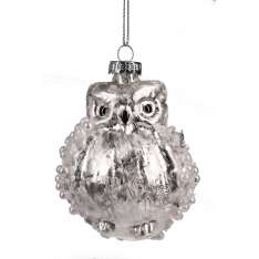 Bombka Szklana Sowa 9 cm