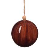 Bombka Brązowa 8 cm