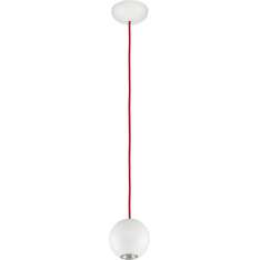Lampa wisząca Bubble biały - czerwony 6024