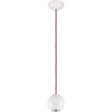 Lampa wisząca Bubble biały - czerwony 6024