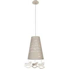 Lampa wisząca Pony beżowa 6378