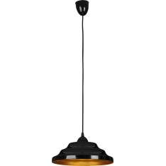 Lampa wisząca Onda czarno - złota 6428