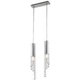 Zwis Duero 2 x 3 W LED GU10 chrom 32 - 25265