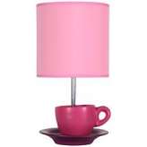 Lampa biurkowa Cynka 1 x 60W E27 różowy 41 - 34809