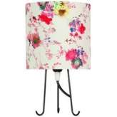 Lampa biurkowa Micra 1 x 40W E14 Kwiaty różowe 41 - 34731