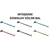 Wysięgnik regulowany do lamp zewnętrznych 60-100 cm RAL