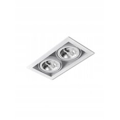 Oprawa wpuszczana squares 111x2 230V ALU aqform