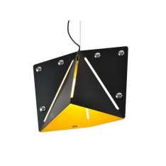 Lampa wisząca Designerska Modna Kirigami Black - Yellow