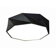 Plafon Minimalistyczny LED Rozeton w wersji Xlm | z barwą światła LED 4000 K | czarny 38W