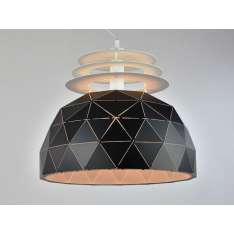 Lampa wisząca Industrialna Ogromna Oslo L 50 cm Black w skandynawskim Stylu