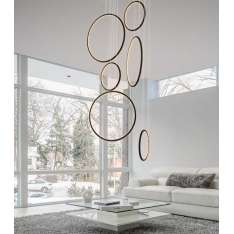 Lampa Designerska LED LEDvision H 130W z ciepłą barwą 3000 K