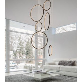 Lampa Designerska LED LEDvision H 130W z ciepłą barwą 3000 K