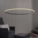 Lampa Nowoczesna LED Galaxy x 1 czarna o mocy 40W barwa ciepła 3000 K