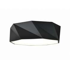 Plafon Oryginalny LED Rozeton w wersji Sm | z barwą światła LED 4000 K | czarny 24W